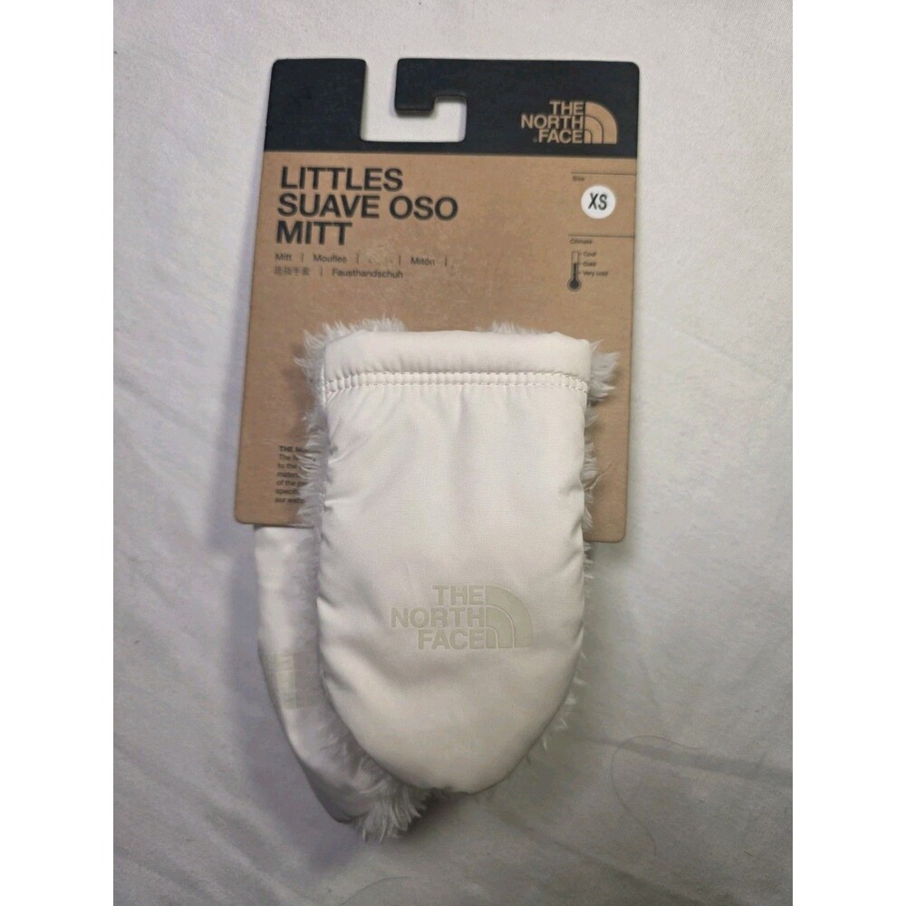 The North Face Littles Suave Oso Mitt - Gardenia White - Size XS **NEW**